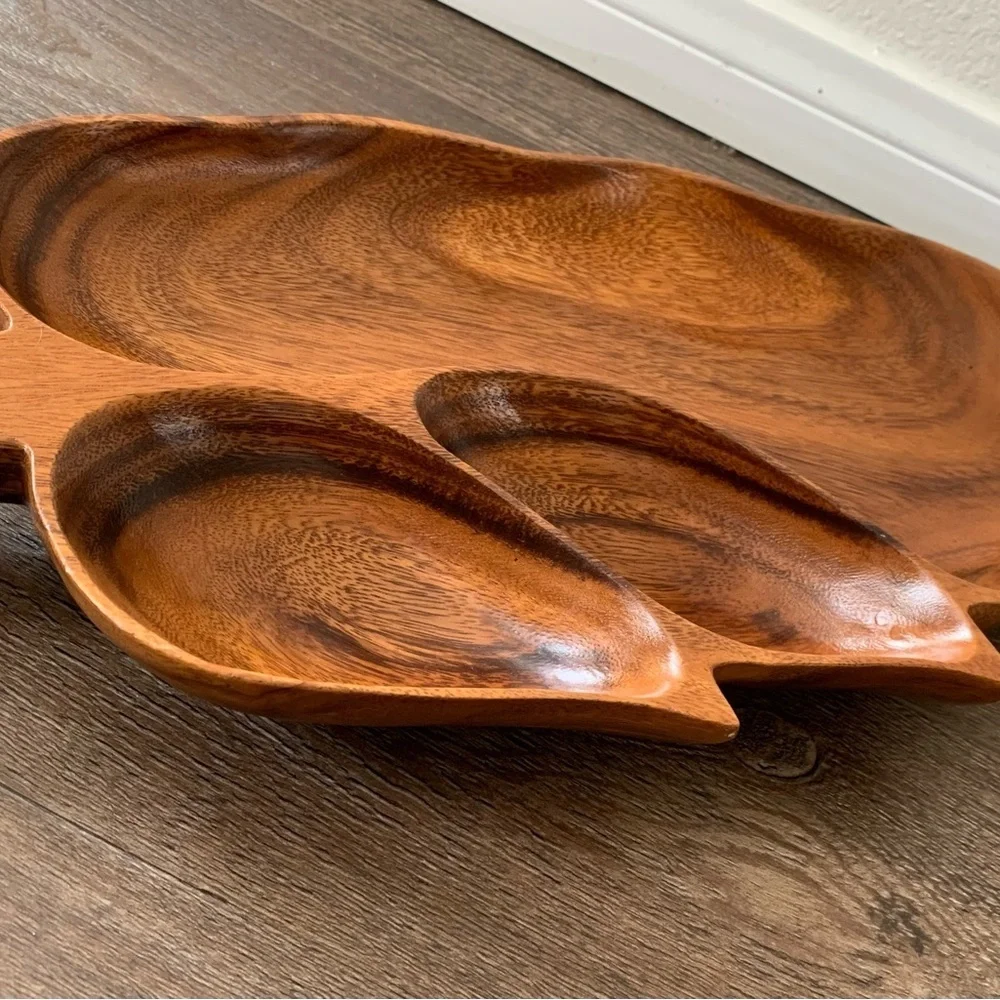 Elegant Wooden Serving Platter